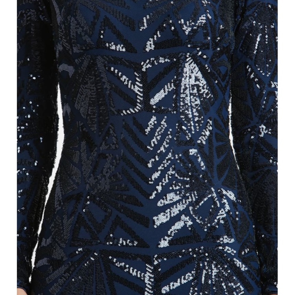 NWT Dress The Population Emery Sequin Midi Dress - Picture 2 of 5